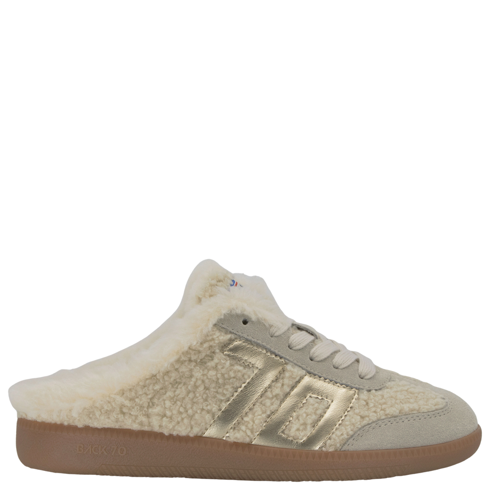EASTER FL in BUTTER GOLD Backless Sneakers