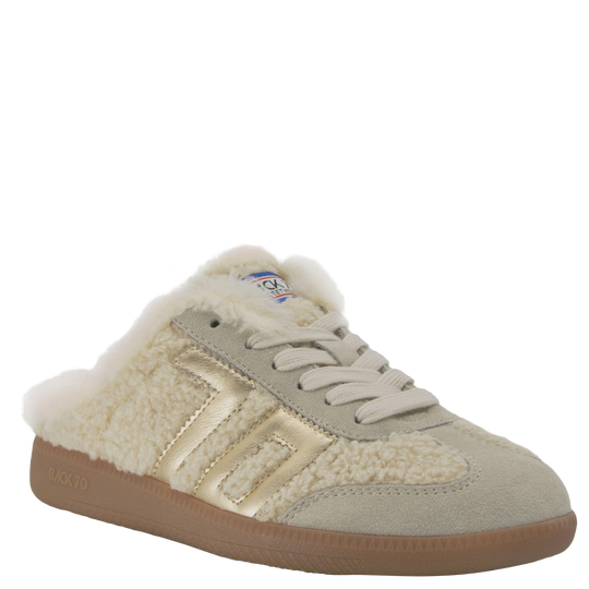 EASTER FL in BUTTER GOLD Backless Sneakers