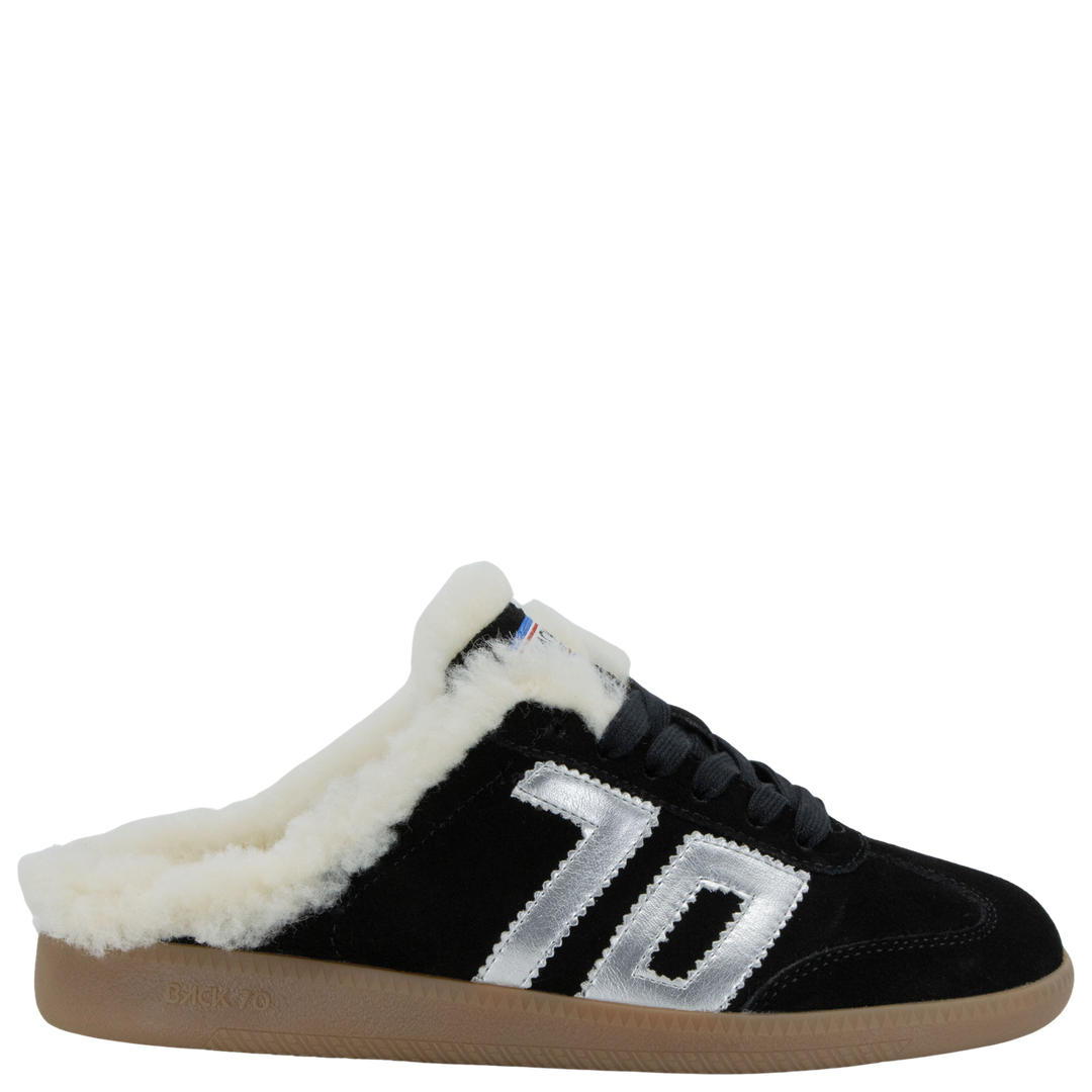 EASTER FL in COAL SILVER Backless Sneakers