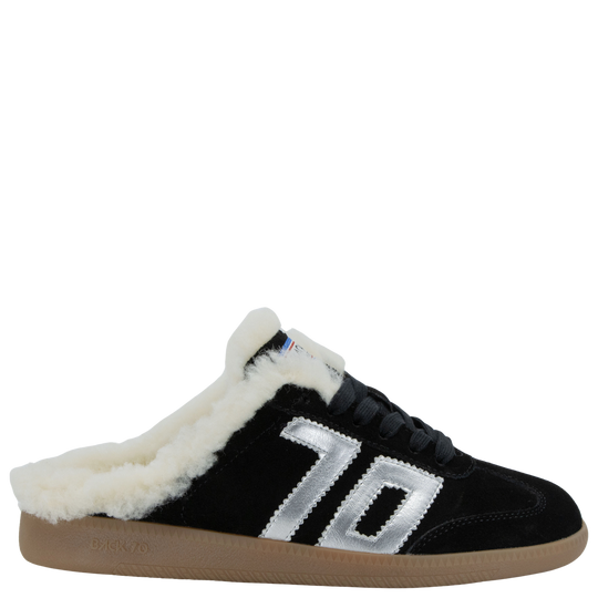 EASTER FL in COAL SILVER Backless Sneakers