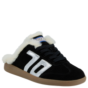 EASTER FL in COAL SILVER Backless Sneakers