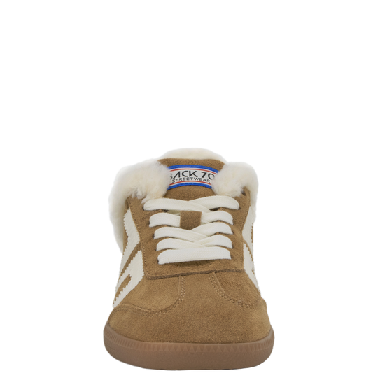 EASTER FL in TOBACCO WHITE Backless Sneakers