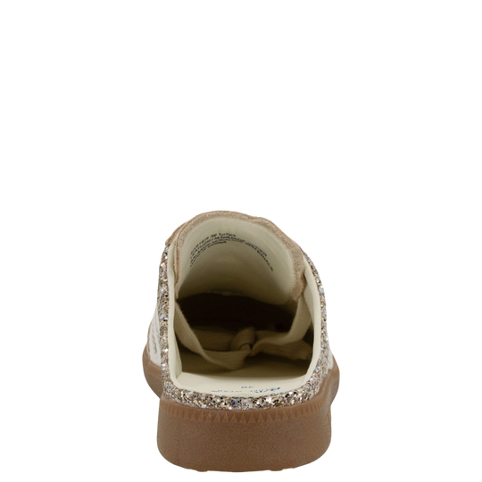 EASTER in GLITTER GOLD Backless Sneakers