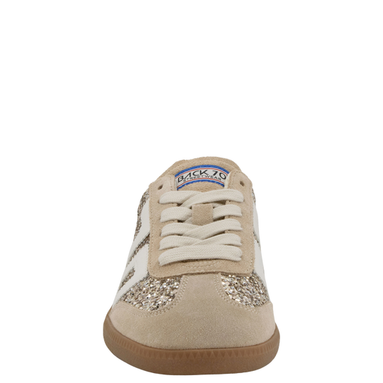 EASTER in GLITTER GOLD Backless Sneakers
