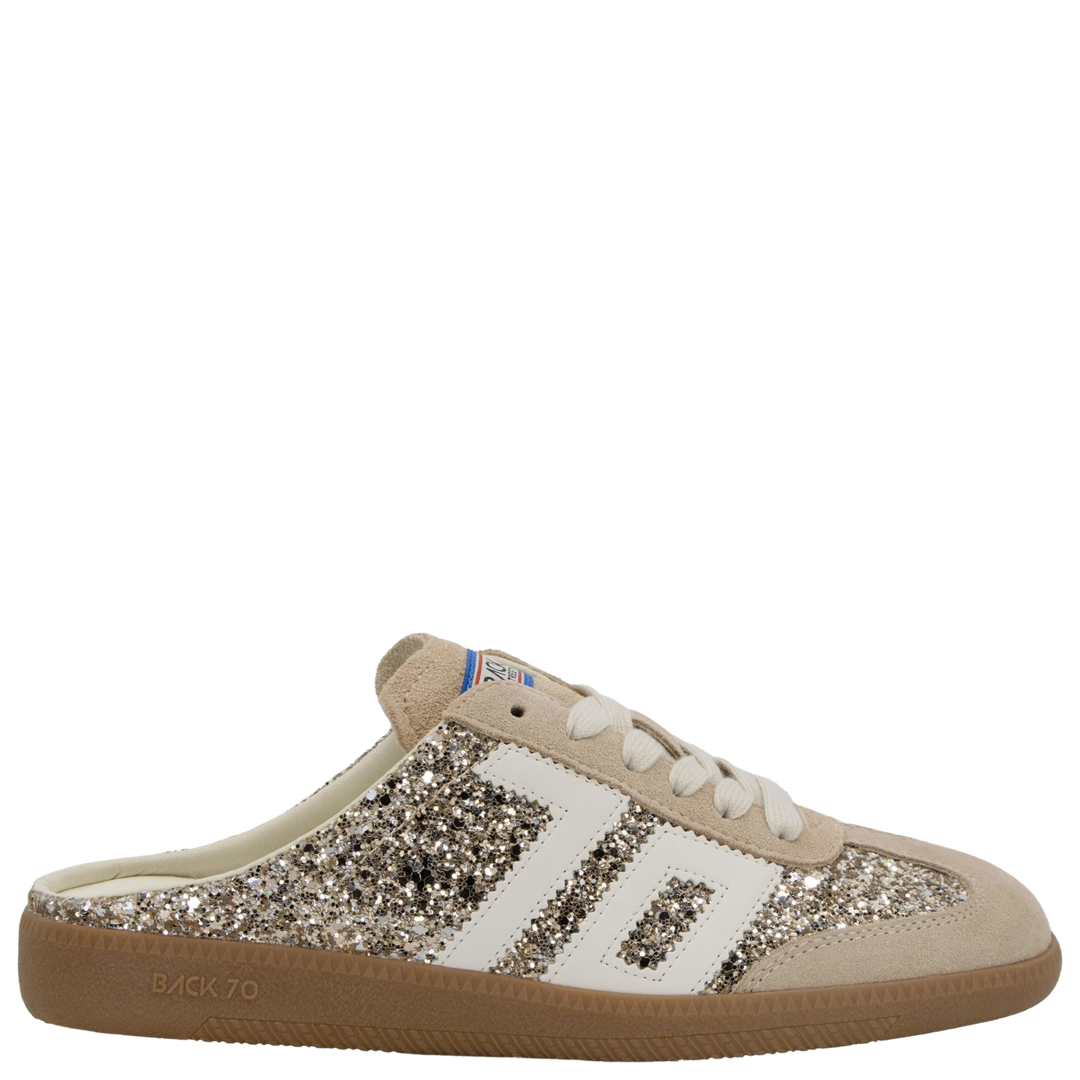 EASTER in GLITTER GOLD Backless Sneakers