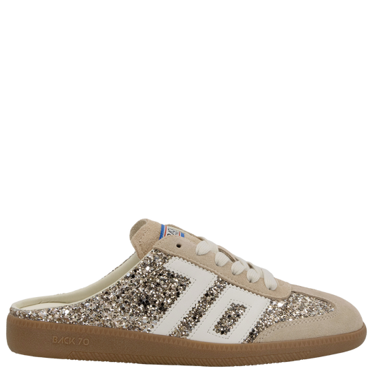 EASTER in GLITTER GOLD Backless Sneakers