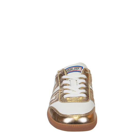 EASTER in METALLIC GOLD Backless Sneakers