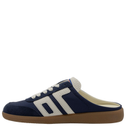 EASTER in NAVY Backless Sneakers
