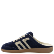 EASTER W26 in NAVY TEDDY, left view