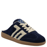 EASTER W26 in NAVY TEDDY Backless Sneakers