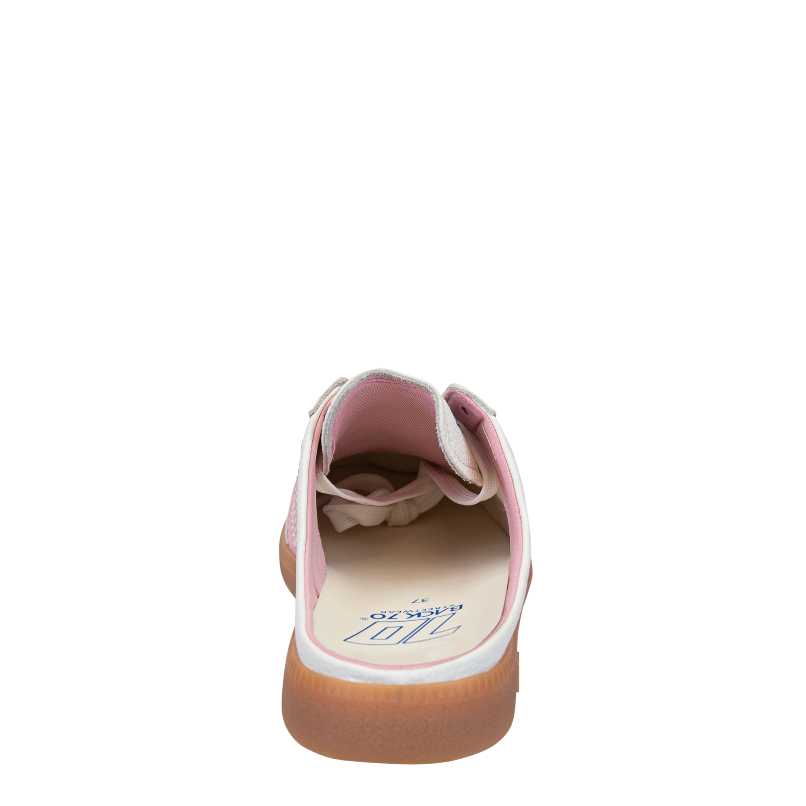 EASTER in WHITE PINK, back view