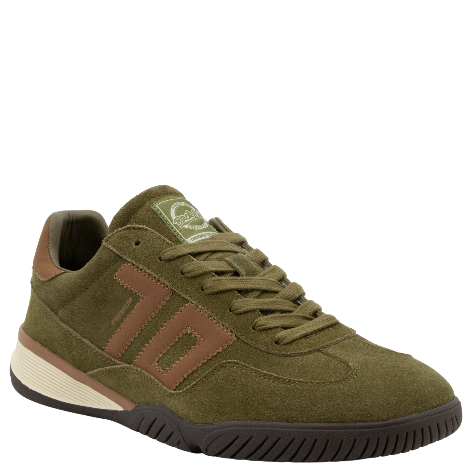 FIREBALL Y in SUEDE ARMY CUOIO Sneakers