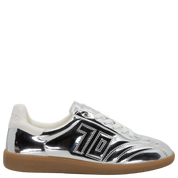 FLUFFY in SILVER Sneakers