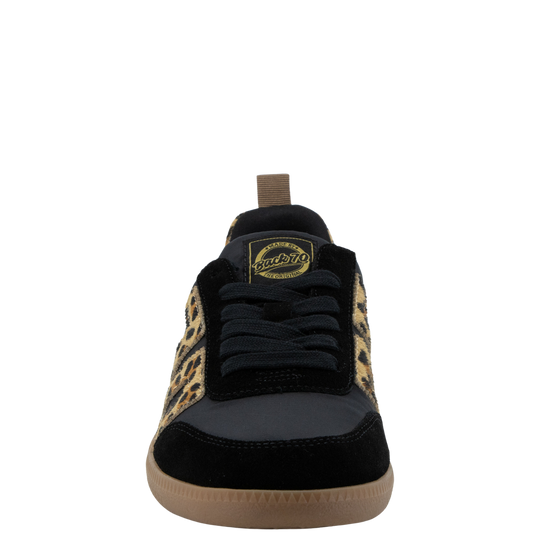GHOST N in BLACK LEOPARD Sneakers