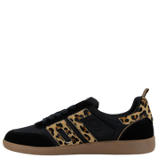 GHOST N in BLACK LEOPARD Sneakers