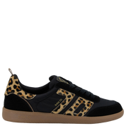 GHOST N in BLACK LEOPARD Sneakers