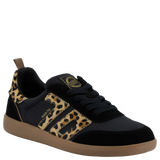 GHOST N in BLACK LEOPARD Sneakers