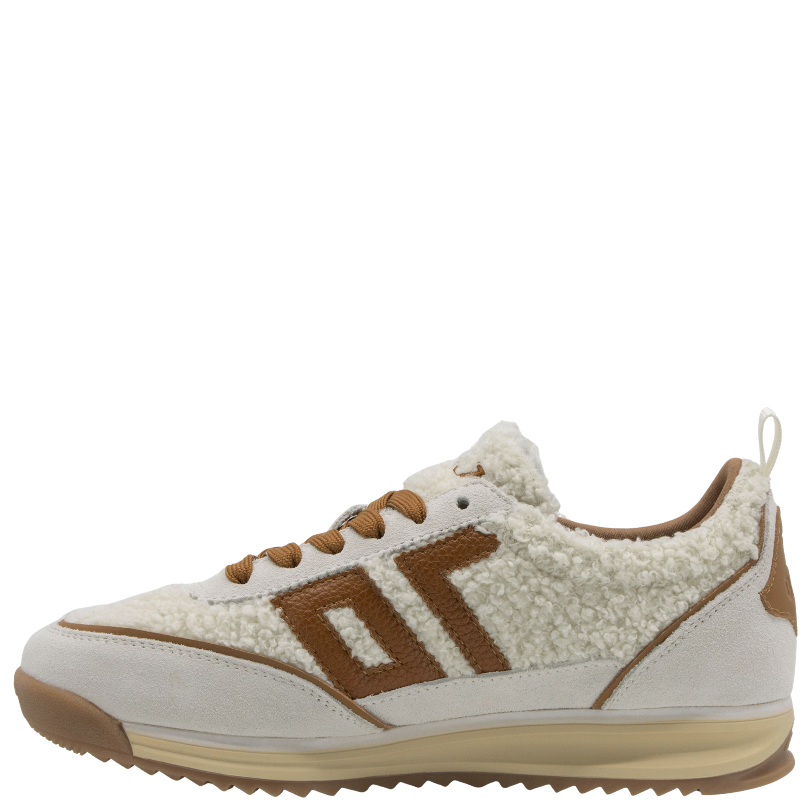 JOGGER FT in MILK ICE CUOIO Sneakers