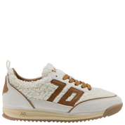 JOGGER FT in MILK ICE CUOIO Sneakers