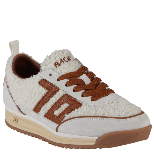 JOGGER FT in MILK ICE CUOIO Sneakers