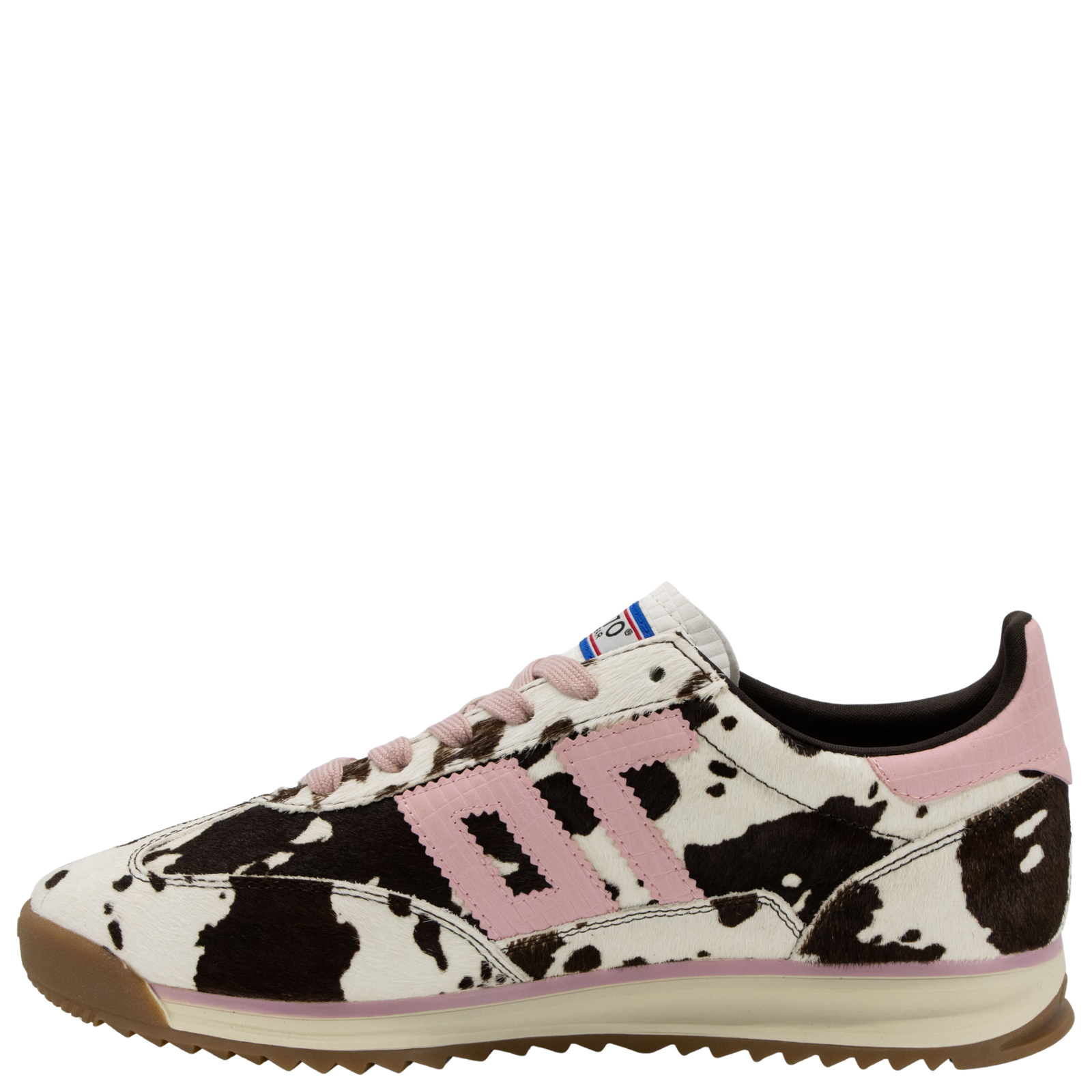JOGGER L in COW BROWN WHITE PINK Sneakers