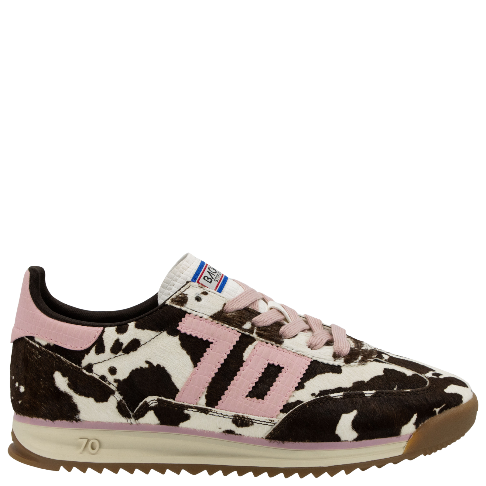 JOGGER L in COW BROWN WHITE PINK Sneakers