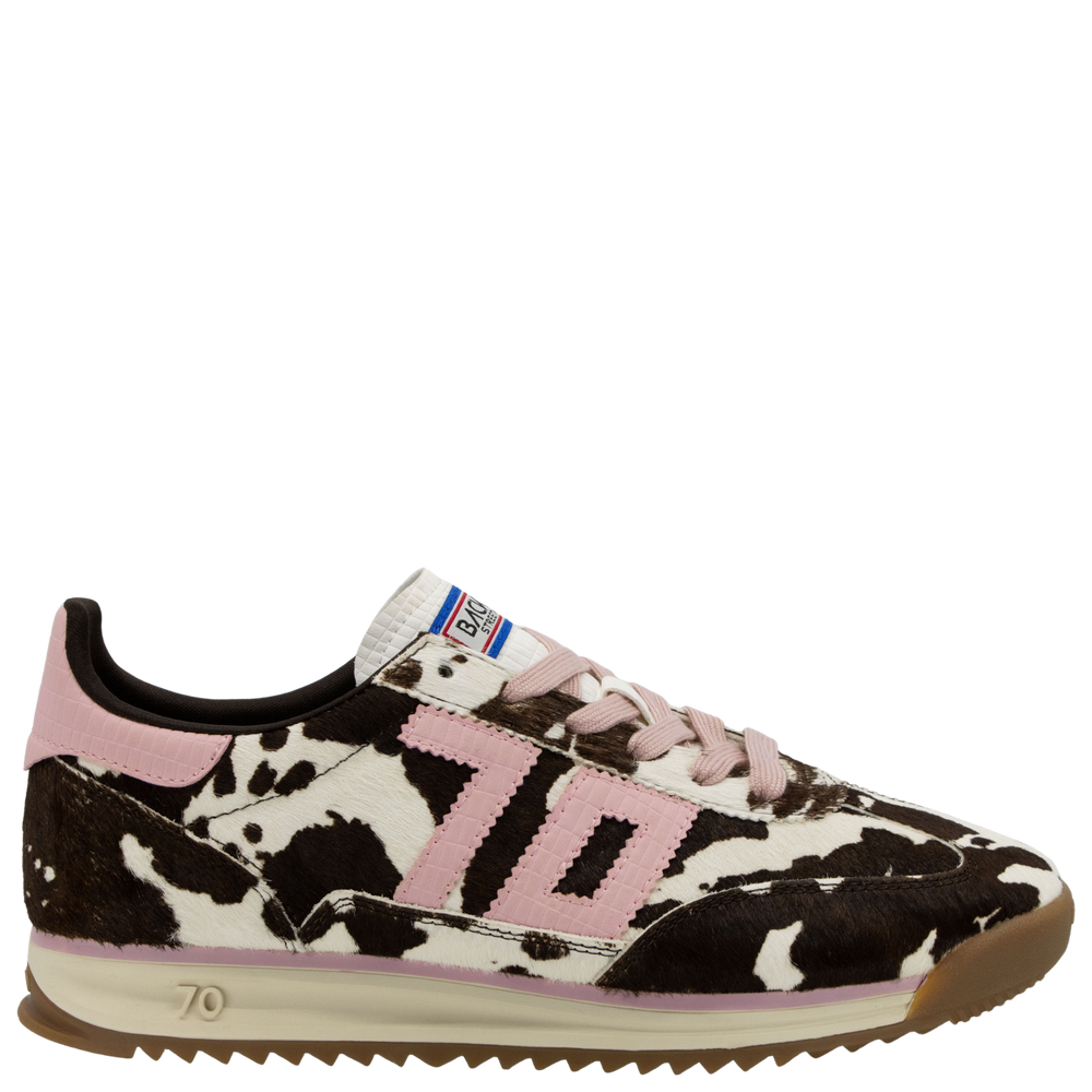 JOGGER L in COW BROWN WHITE PINK Sneakers