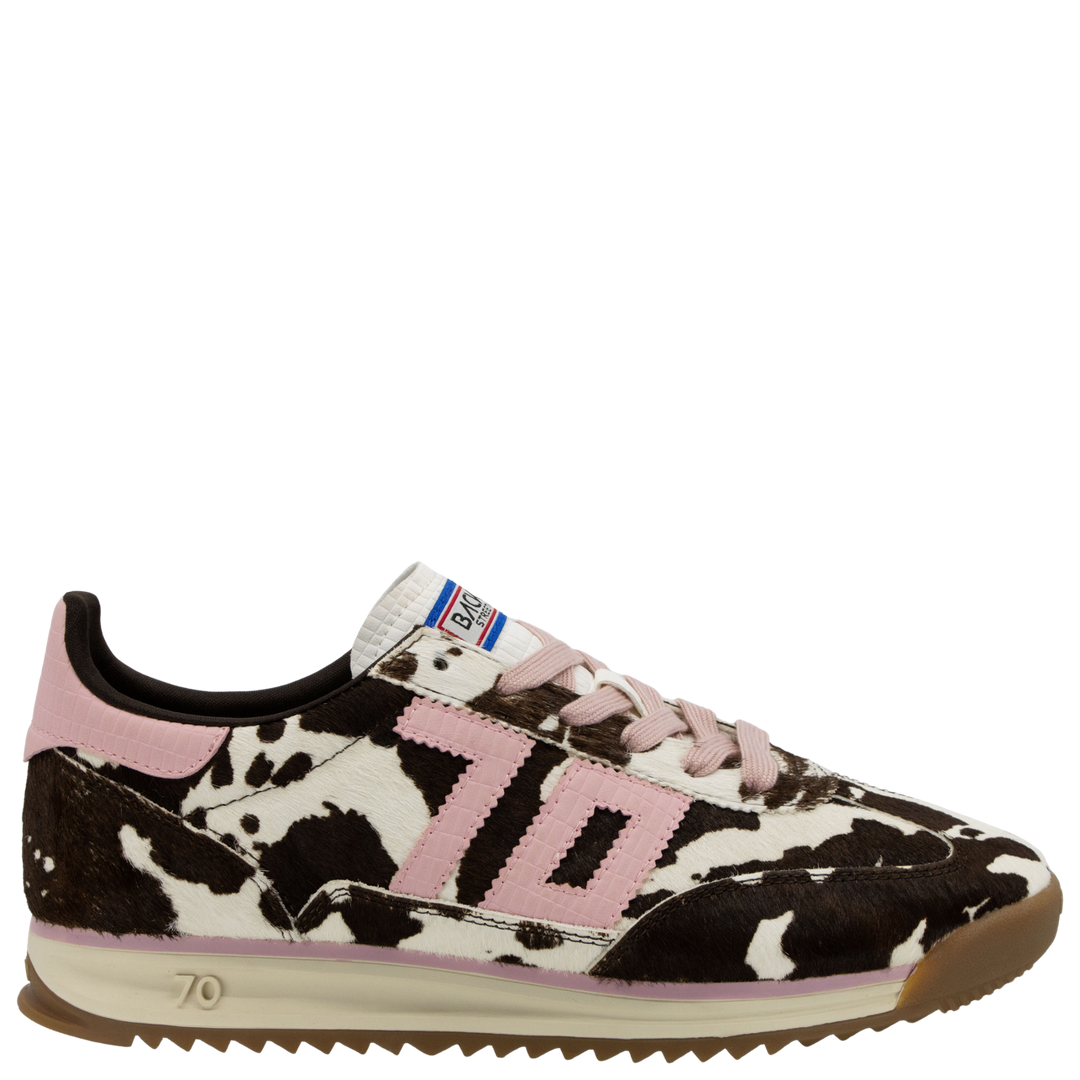 JOGGER L in COW BROWN WHITE PINK Sneakers