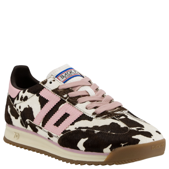 JOGGER L in COW BROWN WHITE PINK Sneakers