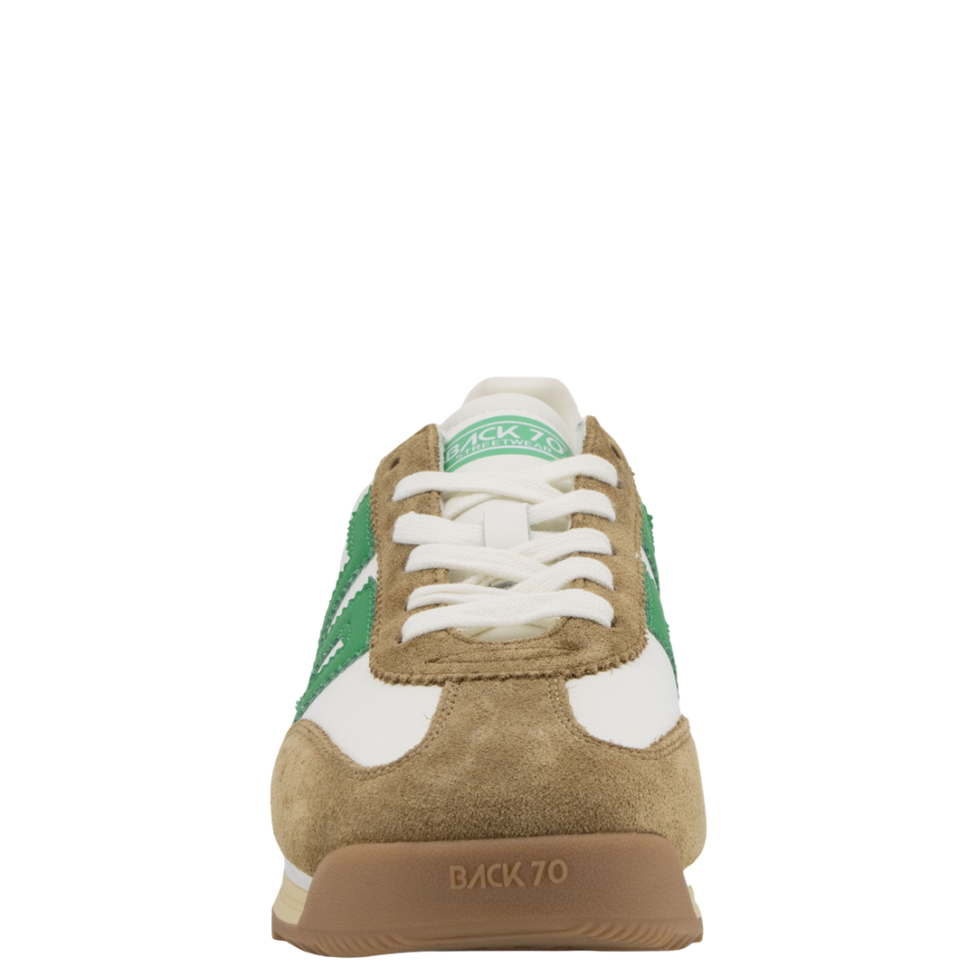 JOGGER M in WHITE CAMEL GREEN Sneakers