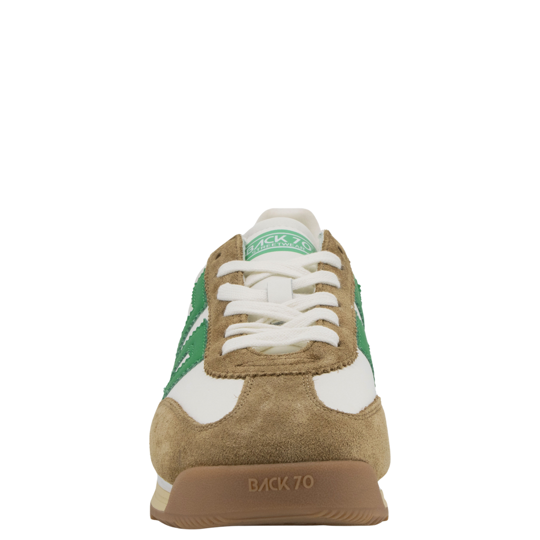 JOGGER M in WHITE CAMEL GREEN Sneakers
