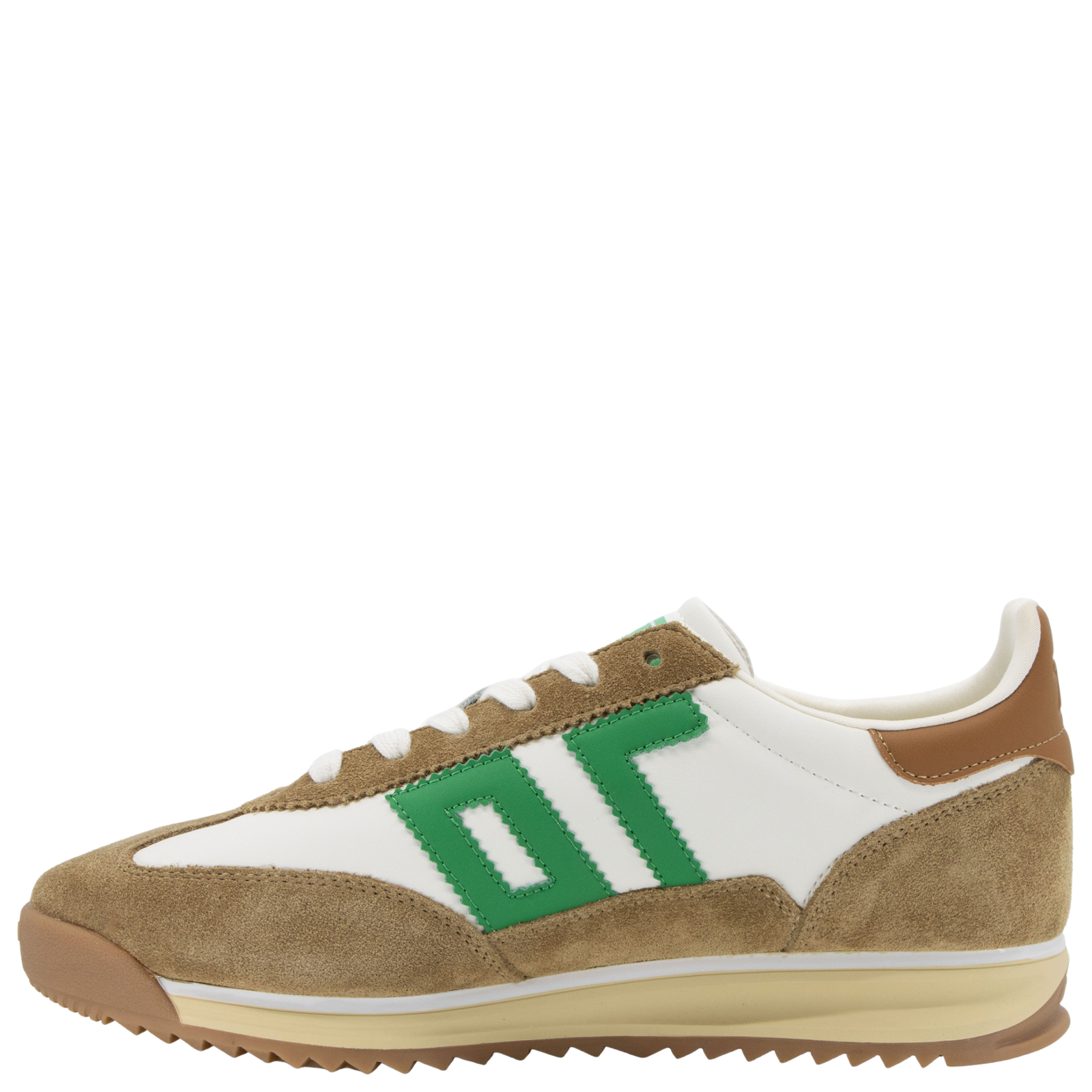 JOGGER M in WHITE CAMEL GREEN Sneakers
