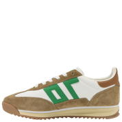 JOGGER M in WHITE CAMEL GREEN Sneakers