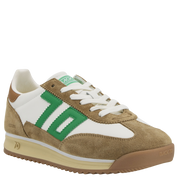 JOGGER M in WHITE CAMEL GREEN Sneakers