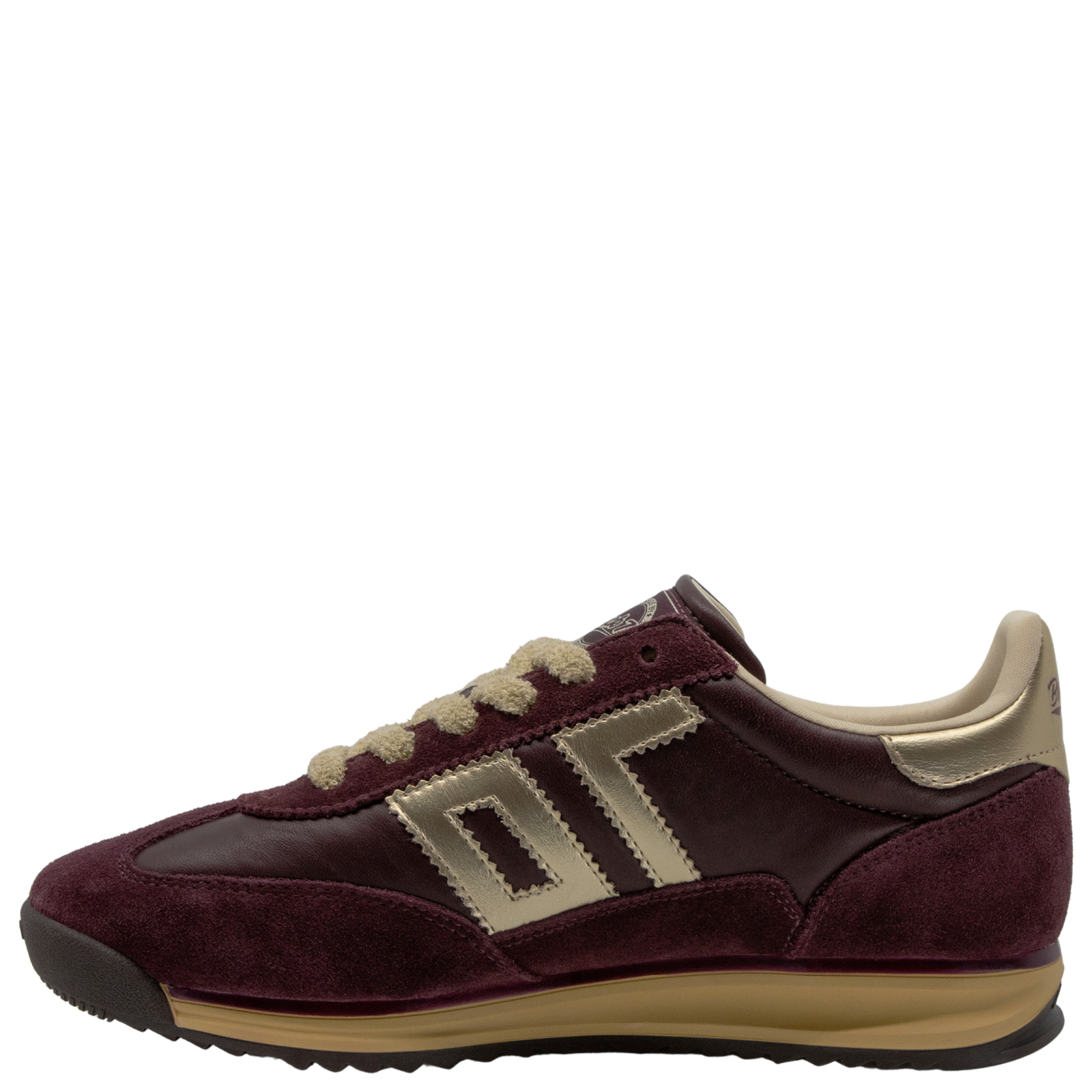 JOGGER W26 in WINE GOLD, left view