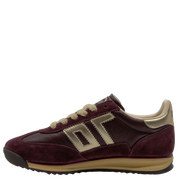 JOGGER W26 in WINE GOLD, left view