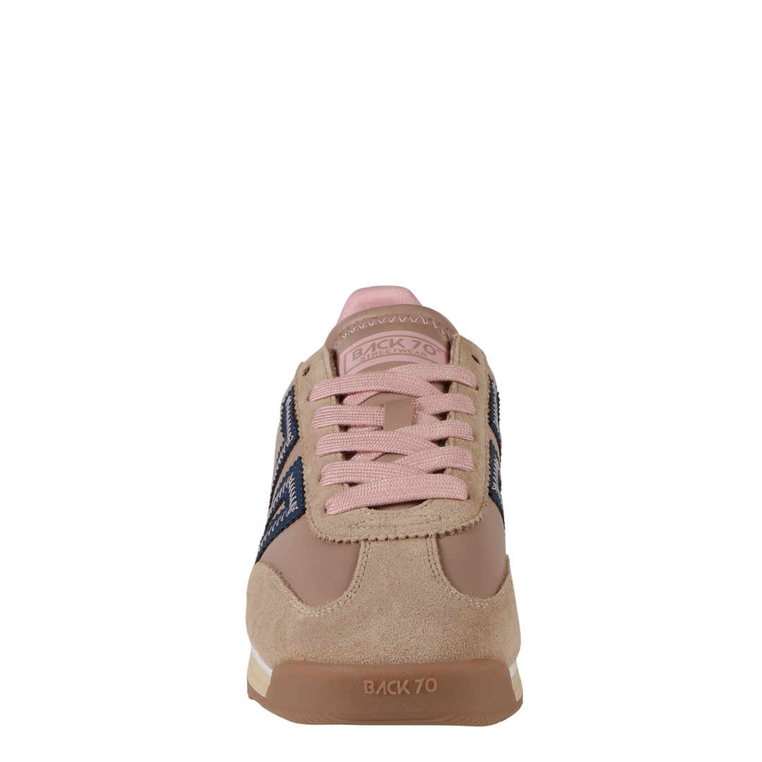 JOGGER Z in CAMEL NAVY PINK Sneakers