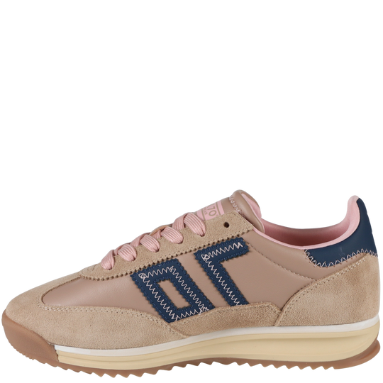 JOGGER Z in CAMEL NAVY PINK Sneakers