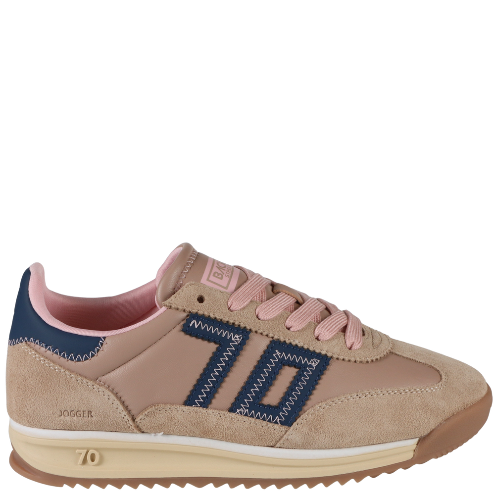JOGGER Z in CAMEL NAVY PINK Sneakers