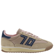 JOGGER Z in CAMEL NAVY PINK Sneakers