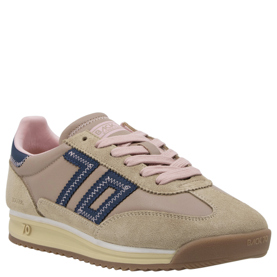 JOGGER Z in CAMEL NAVY PINK Sneakers