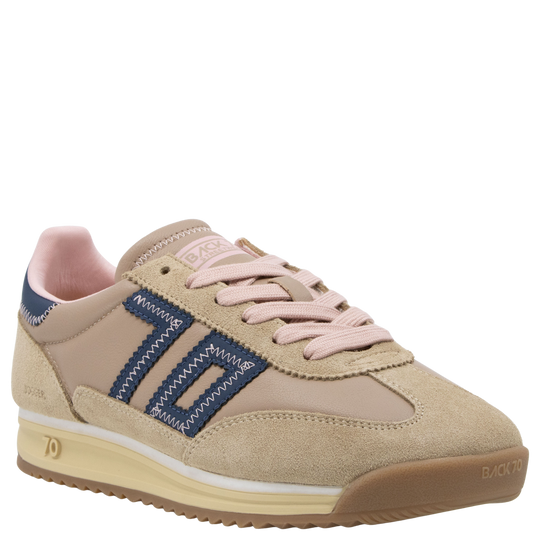 JOGGER Z in CAMEL NAVY PINK Sneakers
