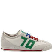 LEON in WHITE GREEN Sneakers