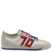 LEON in WHITE RED Sneakers