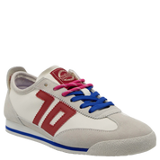 LEON in WHITE RED Sneakers