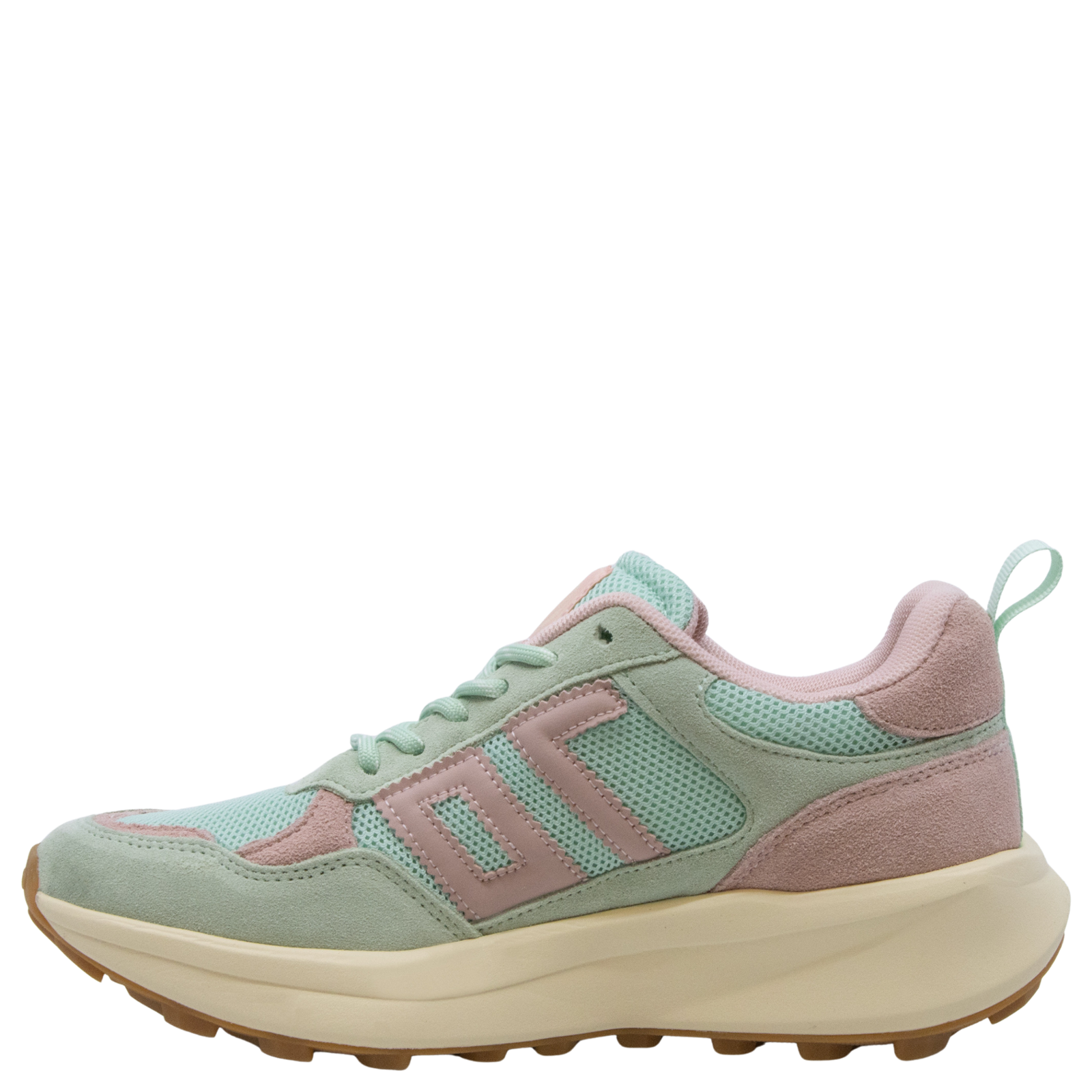 LIGHTNING in LIGHT GREEN PINK Sneakers