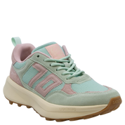 LIGHTNING in LIGHT GREEN PINK Sneakers