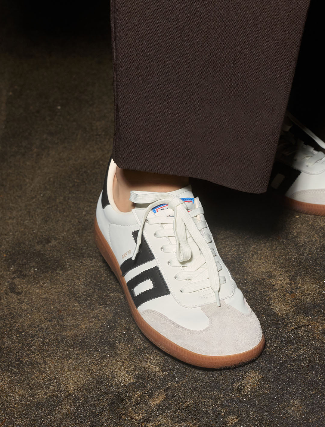 Teddy in Sea White Sneakers | Women's Shoes by BACK 70 – Back 70 USA