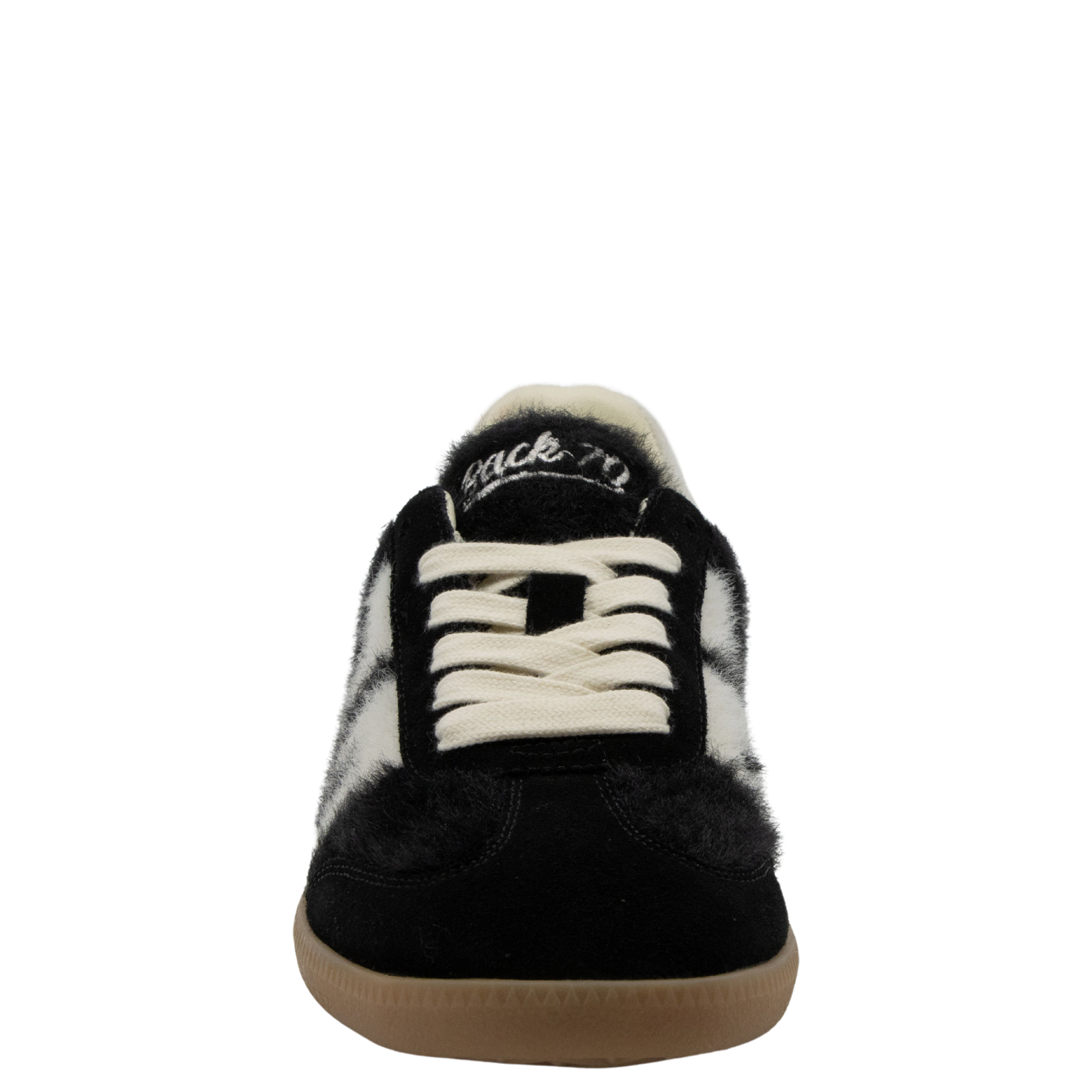 MOHAIR in BLACK BUTTER, front view