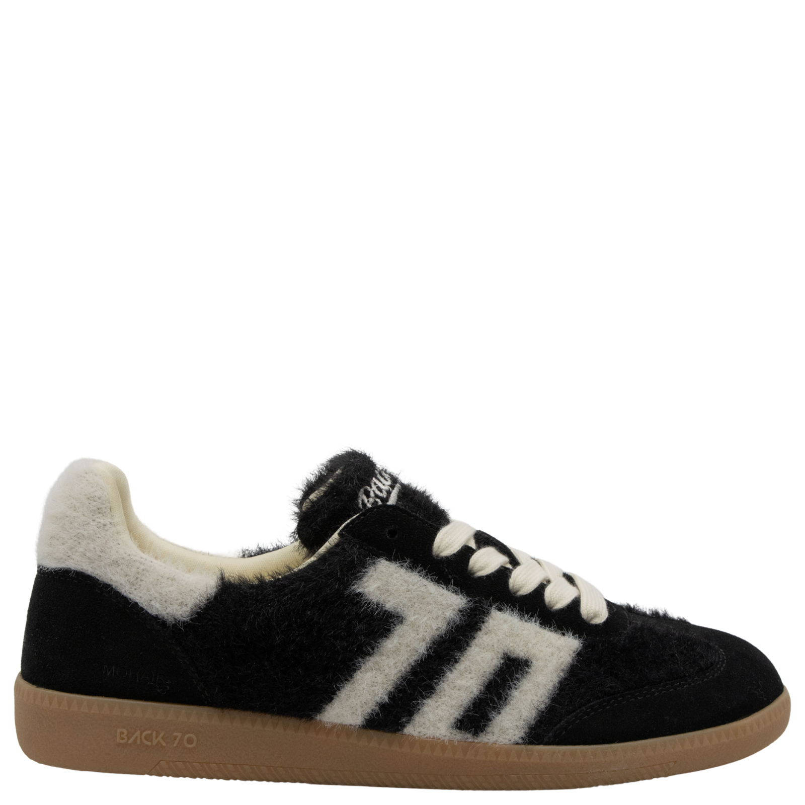 MOHAIR in BLACK BUTTER, right view